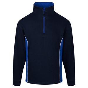 ØRN 1278 - Silverswift Quarter Zip Sweatshirt Navy - Royal