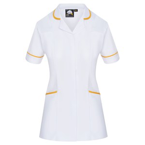 ØRN 8600 - Florence Classic Tunic White - Yellow